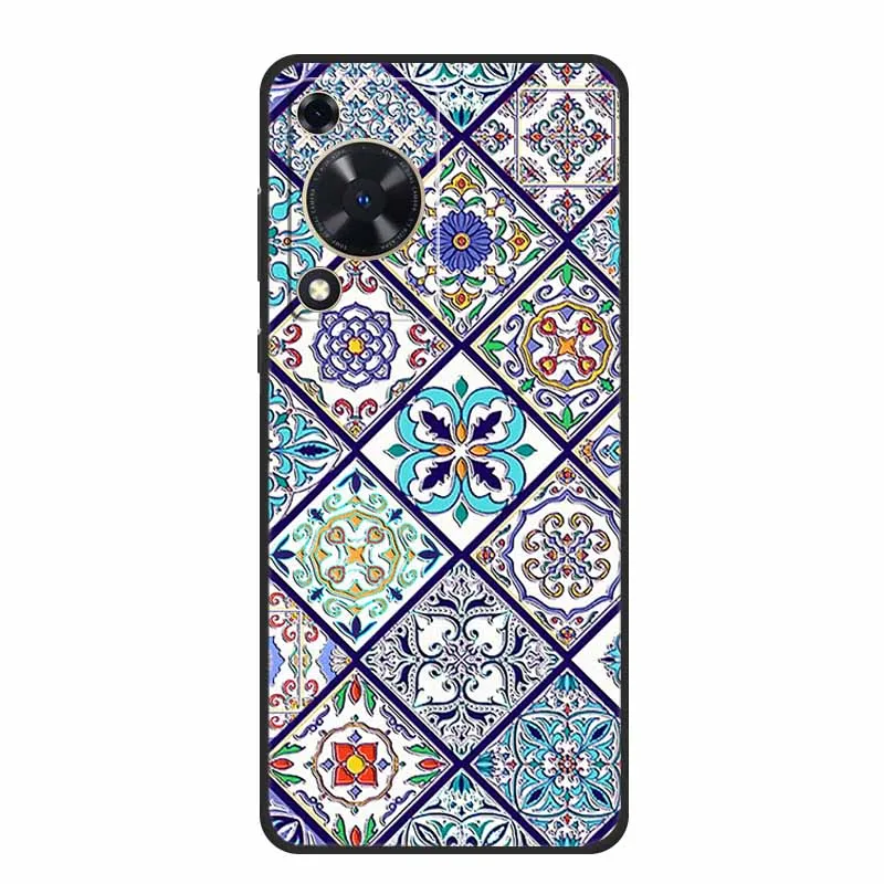 Embossed 3D Shockproof Silicone Phone Case - Soft Protective Cover