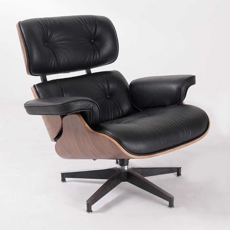 Walnut+wood+eames+lounge+leisure+chair (3)
