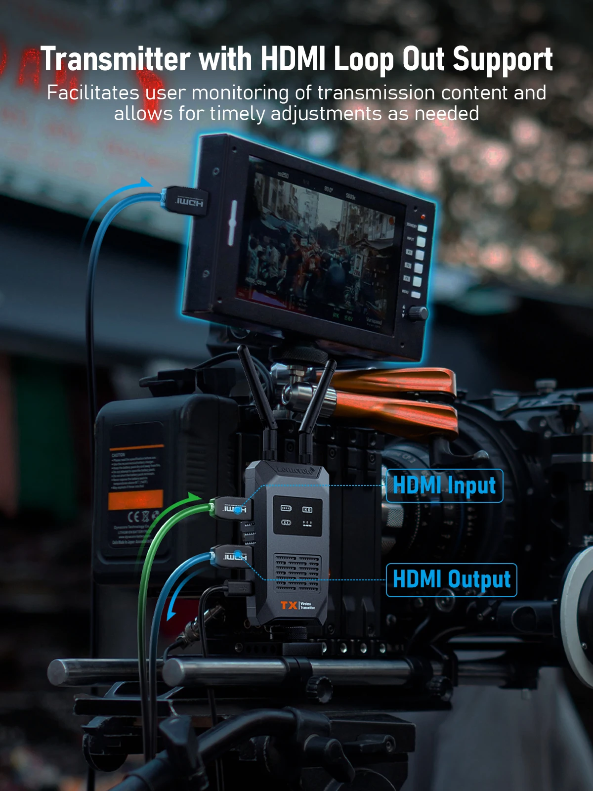 200m HDビデオ受信機,ワイヤレスHDMIエクステンダー,1080p