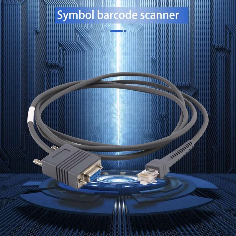 기호 바코드 스캐너용 직렬 케이블 CBA-R01-S07PAR, LS2208 RS232, LS2208, 6.5 피트