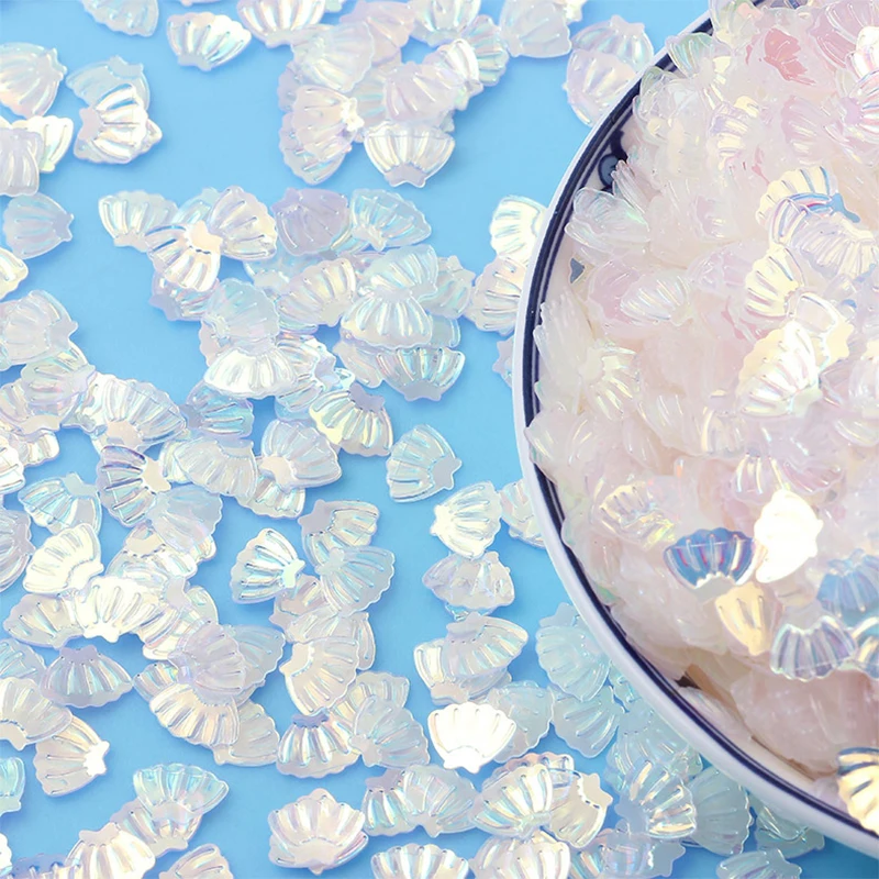 Shell confetti 15g/Pack Iridescent Shining Shell Confetti Glitter DIY Supplies Baby Shower Girls Mermaid Birthday Party Decorations DIY Favors