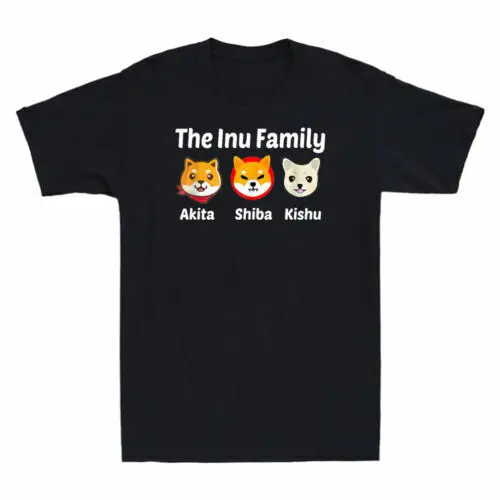 Забавная мужская футболка The Inu Family Shiba And Akita Kishu Hodl с длинным или коротким рукавом, новинка