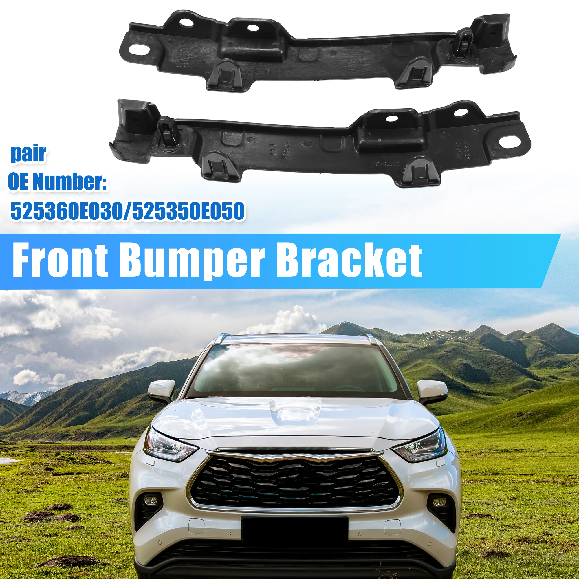 

Автомобильный фиксатор X Autohaux для Toyota Highlander Hybrid LE, Hybrid Limited 525360E030 525350E050, 1 пара