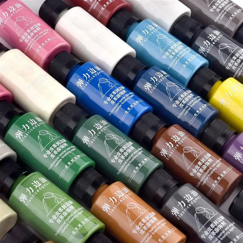 leather edge oil leather edge finish 30ml leather elastic repair edge oil leather carving matte without irritating smell edge belt repair wrap liquid