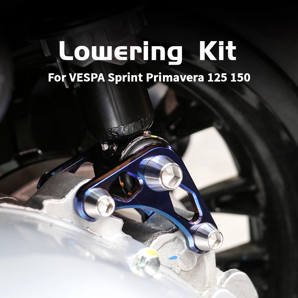 

New Motorcycle Accessories 2-3cm Lowering Kit Rear Seat Body Lower Bracket For VESPA Sprint Primavera 125 150