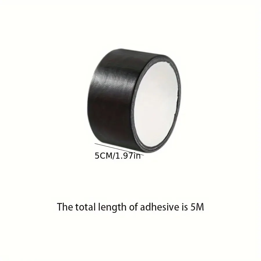 Black Cloth-Based Adhesive Tape for Durable Leather and Cushion Repair