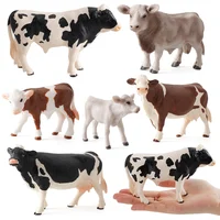 Milk Cow Children's Montessori Toys Simulated Animal Cognition Baby Early Education Puzzle Toys Model Static Animal Ornament 1
