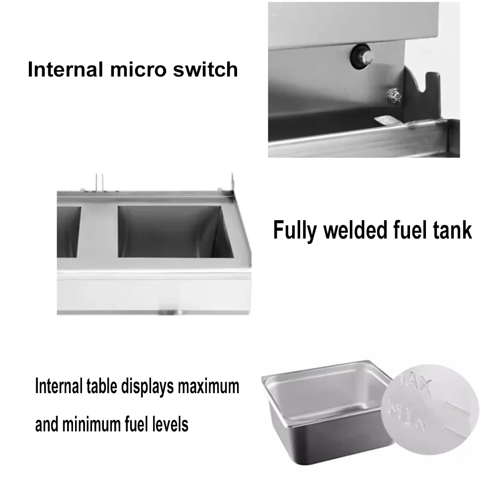 8L household commercial electric fryer, equipped with temperature control function, used for fried chicken, french fries 5