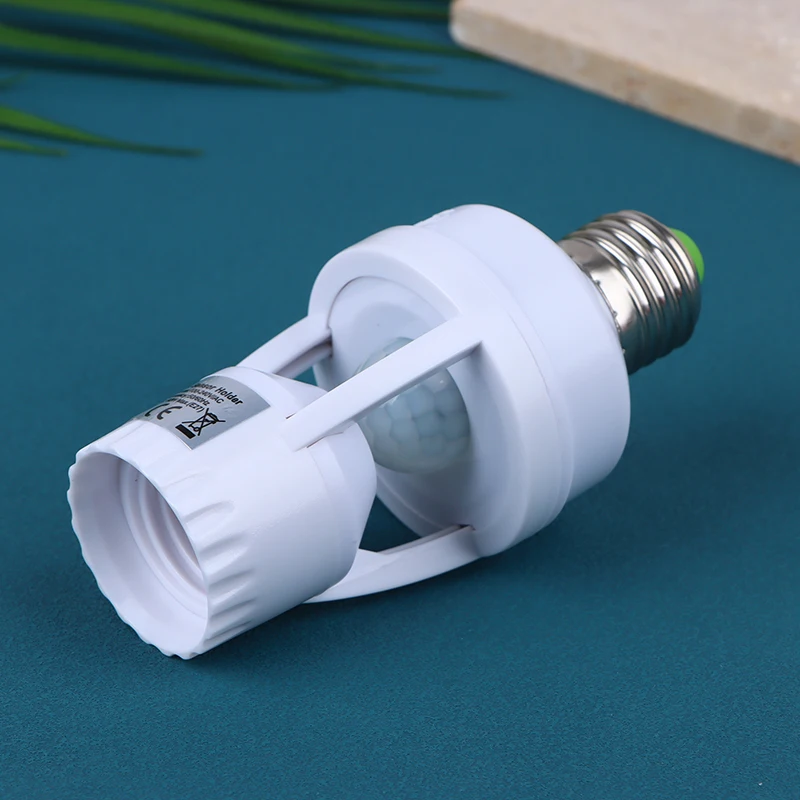 Description Picture 5 of item1Pc AC100-240V E27 Socket Converter With PIR Motion Sensor LED Lamp Base Intelligent Switch Light Bulb Lamp Holder