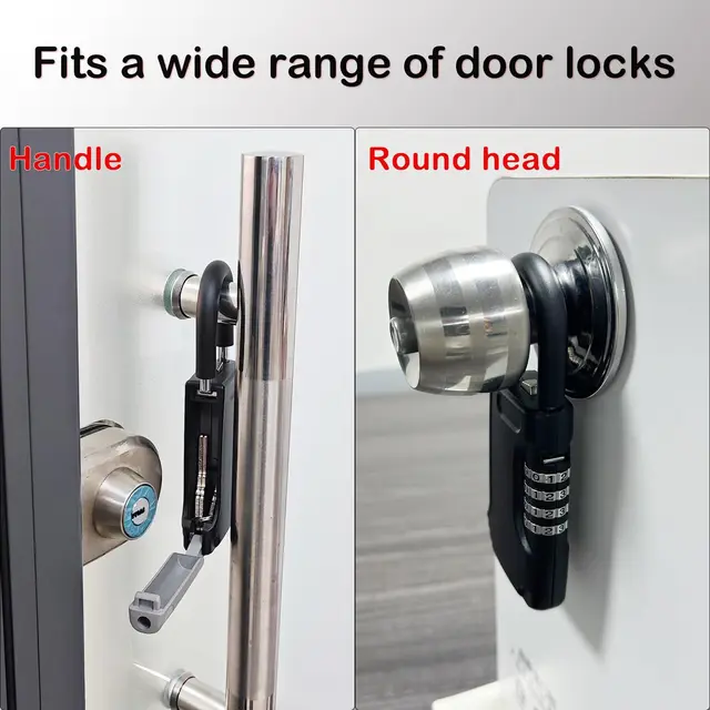 Portable Key Storage Metal Key Safe Box with Beam Resettable Lockbox Combination Lock Box for Home Realtors Vacation Rentals ﻿ 2