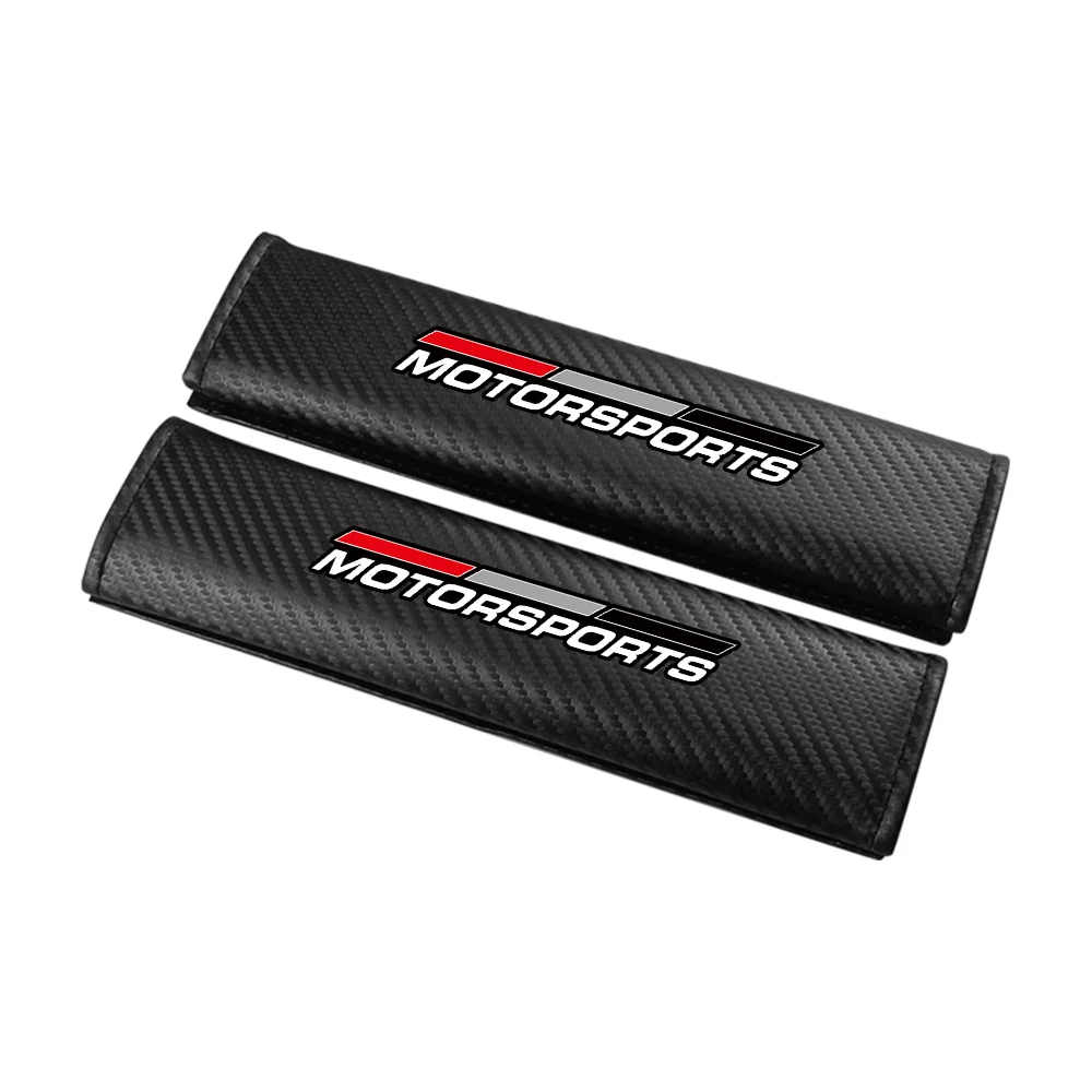 MOTORSPORTS Carbon Faser Auto Sicherheitsgurt Schulter Abdeckung Schützen Sicherheitsgurt Pads Für Audi RS Sline A3 A4 A5 A6 A7 Q3 Q5 Q7 S3 TT – Detail 12