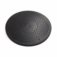 8-12 Inch Heavy Duty Rotating Swivel Steel Ball Bearings Stand for Monitor TV Turntable Lazy Susans Black Round Shape 2