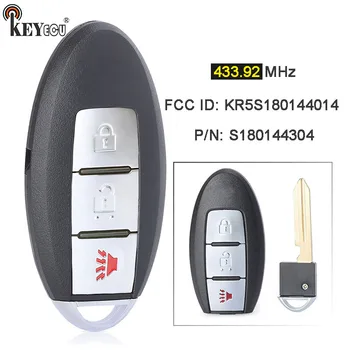 Keyforkess 433.92MHz PCF7945 Chip S180144304 sostituzione Smart Remote Car Key Fob 3 pulsante per Nissan Pathfinder Murano Titan XD