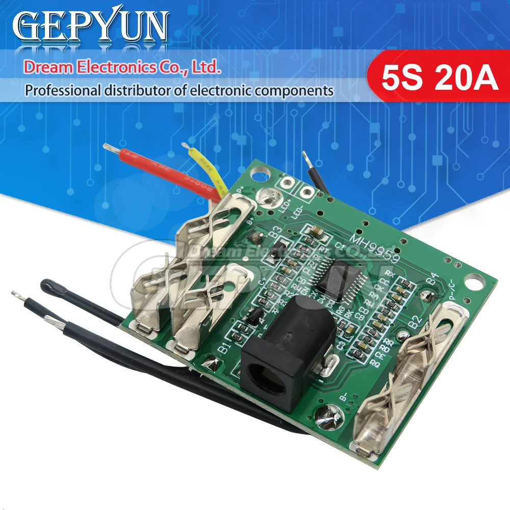 5S 18V 21V 20A Battery charging protection board LiIon lithium battery