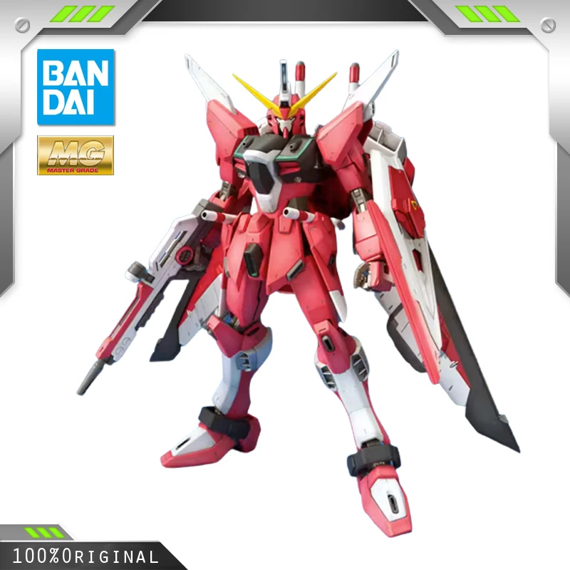 Bandai Anime Mg 1/100 Zgmf-X19A Infinite Justice Gundam Athrun Zala Assembly Plastic Model Kit Action Toy Figures Gift