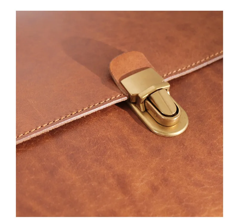 PNDME mode luxus echtem leder frauen aktentasche designer business casual echt rindsleder arbeiten handtasche schloss umhängetasche – Detail 12