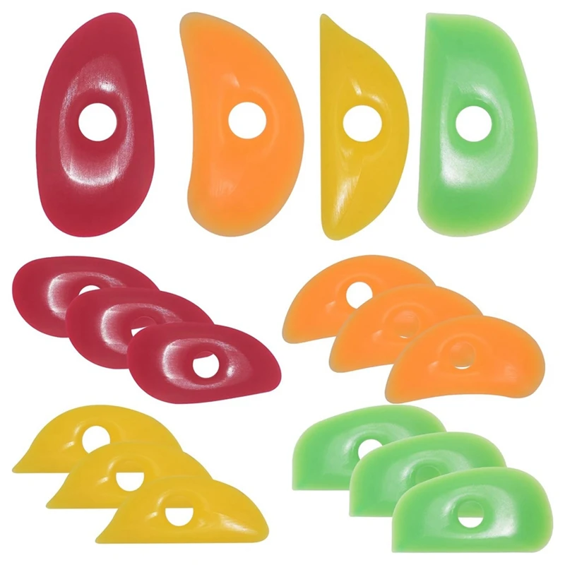 

Мягкие резиновые ребра для Гончарной Глины, силиконовые ребра для Гончарной Глины, силиконовые ребра для Гончарной Глины, 12 шт.