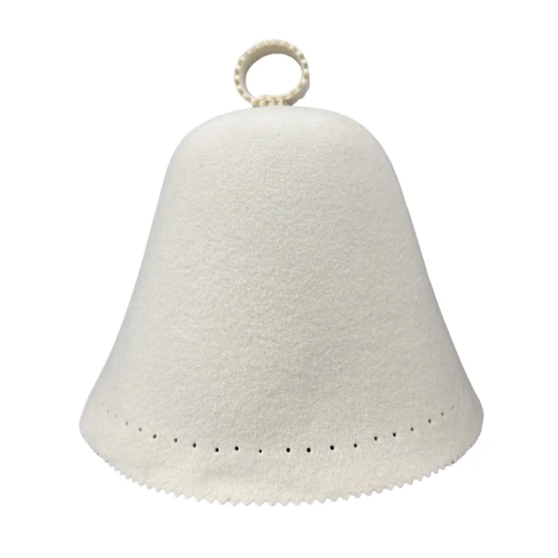 Handmade Premium Merino wool felt sauna hats Men and Women with a Seamless Design 3