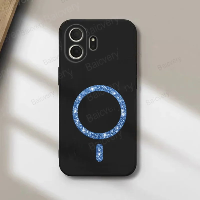 Soft Protective Black Cover with Magnetic Sticker