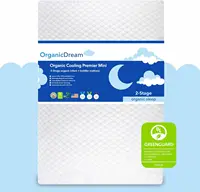 Cooling Premier 5" Mini Crib and Toddler Mattress 2-Stage I 100% Breathable & Hypoallergenic I Extra Firm Infant Side and Plush 1