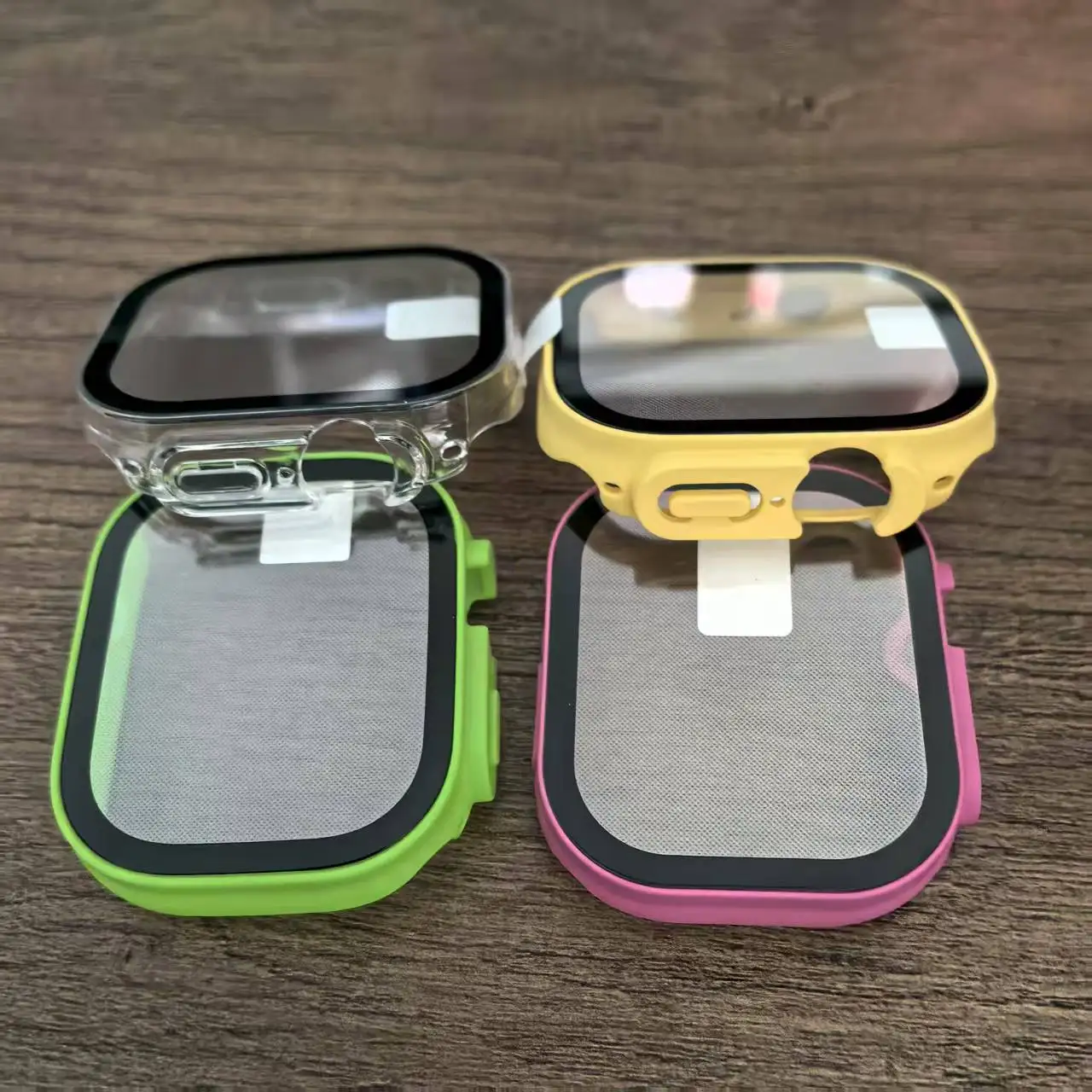 Apple Watch Ultra Protection Kit: 49mm PC Bumper & Tempered Glass Screen Protector Cover