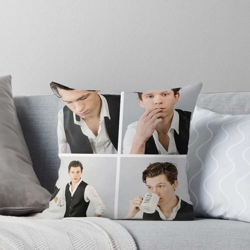 

Tom Holland Throw Pillow Cushions For Decorative Sofa pillow cover luxury Pillow Cases christmas cushions covers