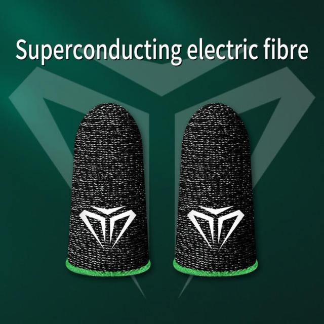 Gaming Finger Sleeve Touch Screen Finger Cots Cover Breathable Ultra-thin Sensitive Fingertips Accessories For Mobile Games