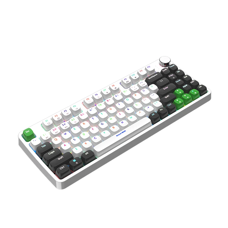 그레이트 월 GT900 무선 키보드 세트, PC, 노트북, 스마트 TV용, 안정적인 2.4GHz 연결, 모든 상황에 적합한 선물