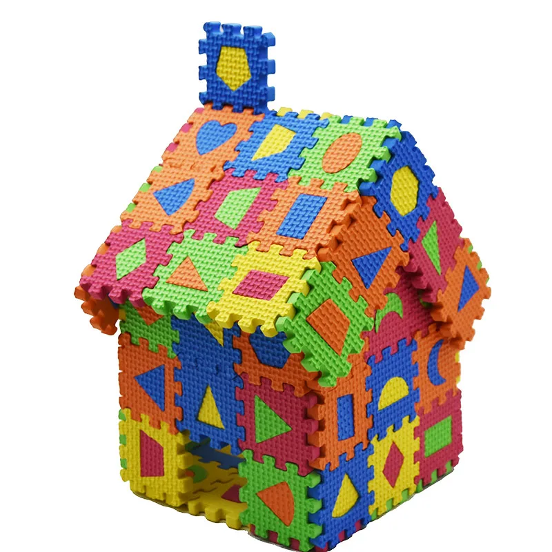 

3D EVA Foam Puzzle Game DIY Geometric Shape Puzzle Learning Education Toys for Children Kids Birthday Gift