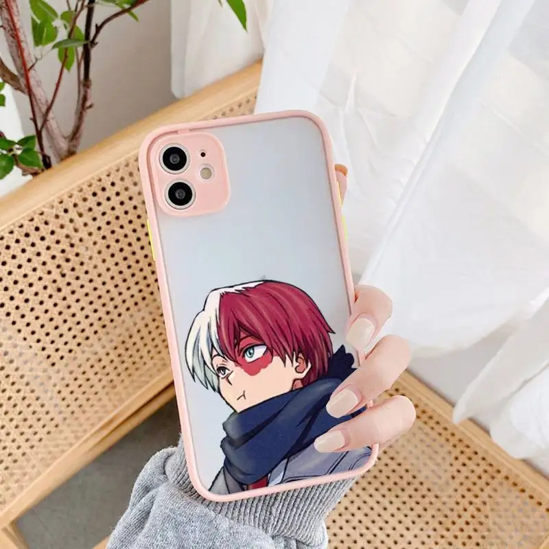 TOPLBPCS Shoto Todoroki Phone Case for iPhone X XR XS Plus 11