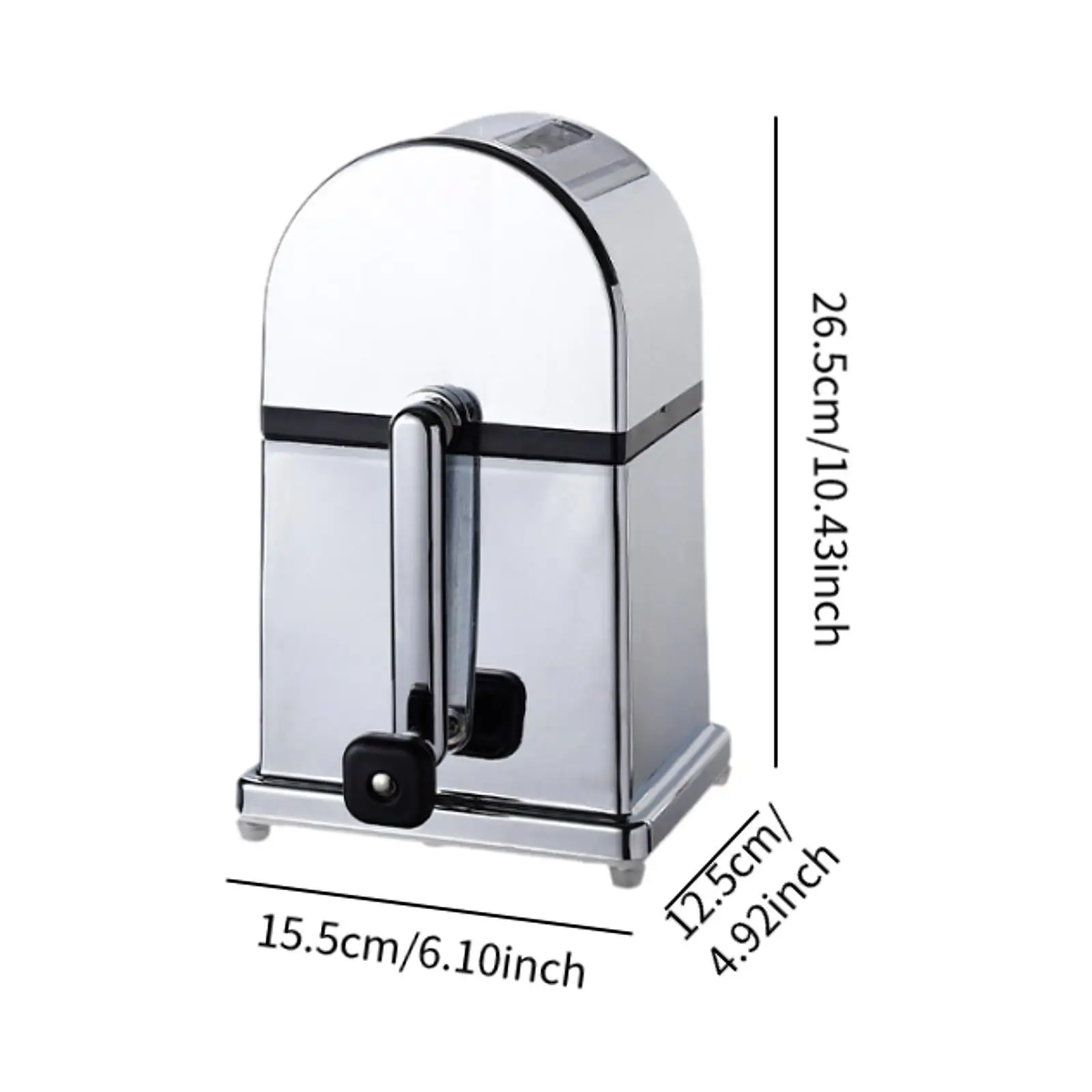 Manual Ice Crusher Ice Grinder Rotary Handle Snow Cones Shaver Shaved