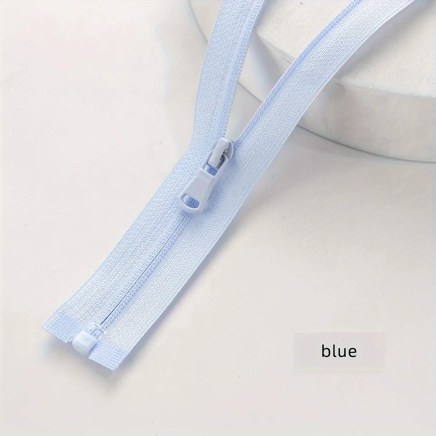 Description Picture 6 of item(10pcs)3# Sun-protective Clothing Zipper Single Open Tail Color Sportswear Clothing Reverse Nylon Zipper Multi-size