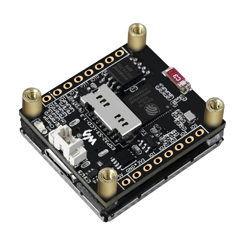 ESP32 S3 LCD 개발 보드 1.3인치 디스플레이 1.3인치 화면 ST7789 미니 TV SD 포트 QST QMI8658 자이로 센서 LVGL 아두이노용