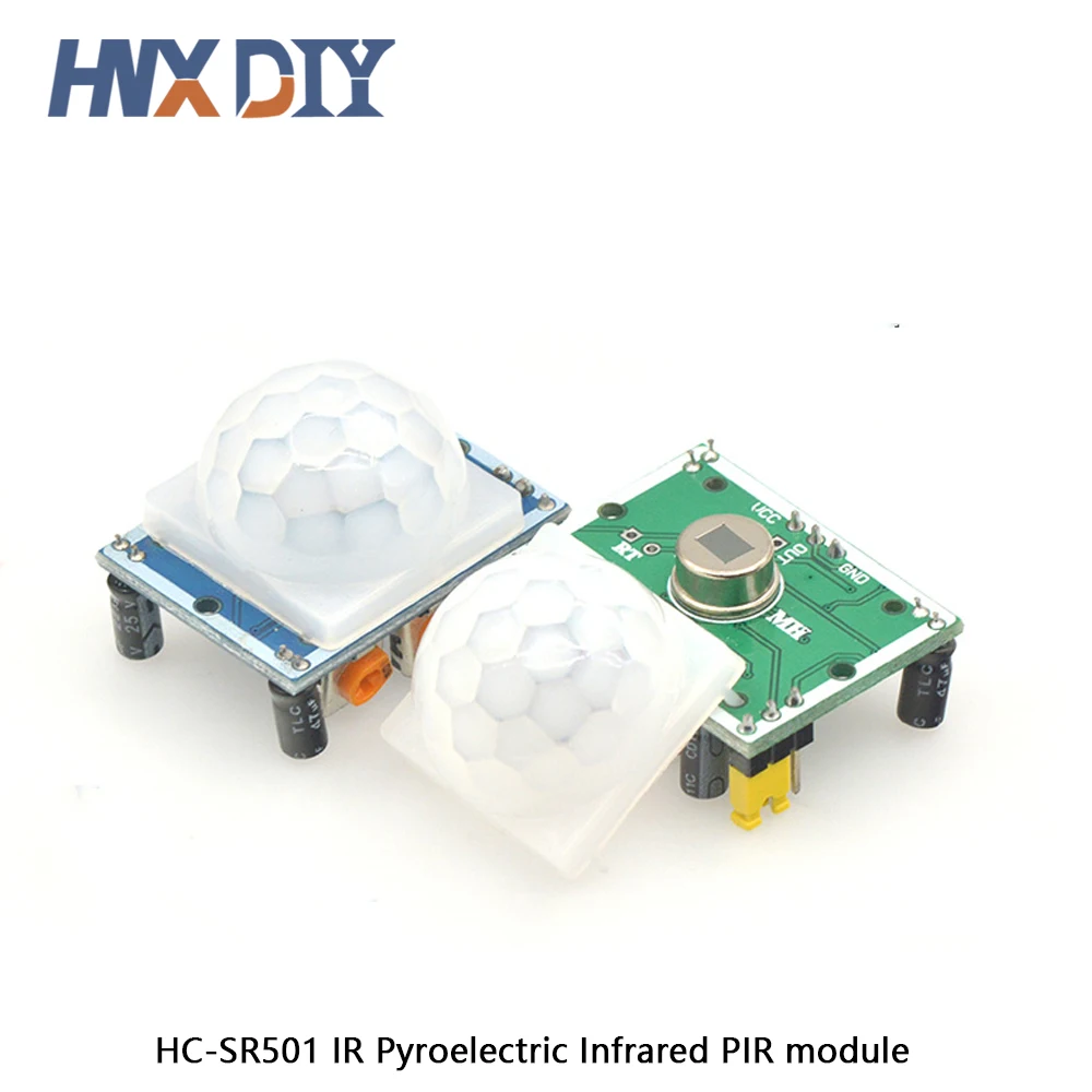 10 шт. SR501 HC-SR501 Регулируемый ИК-пироэлектрический инфракрасный PIR-модуль детектора движения для arduino