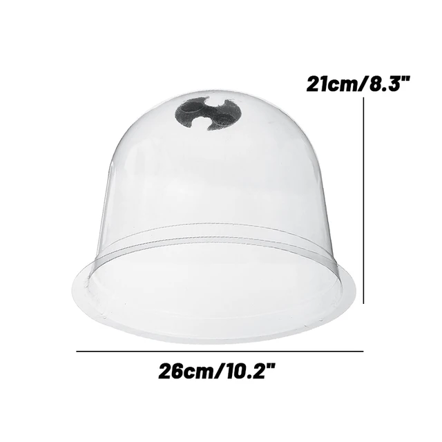 6Db Növényi Védelem Csengő Borító Újrafelhasználható Pvc Műanyag Kerti Óvodai Borítás Üvegházhatást Okozó Hőkezelő Üzem Burkolata - Image 3