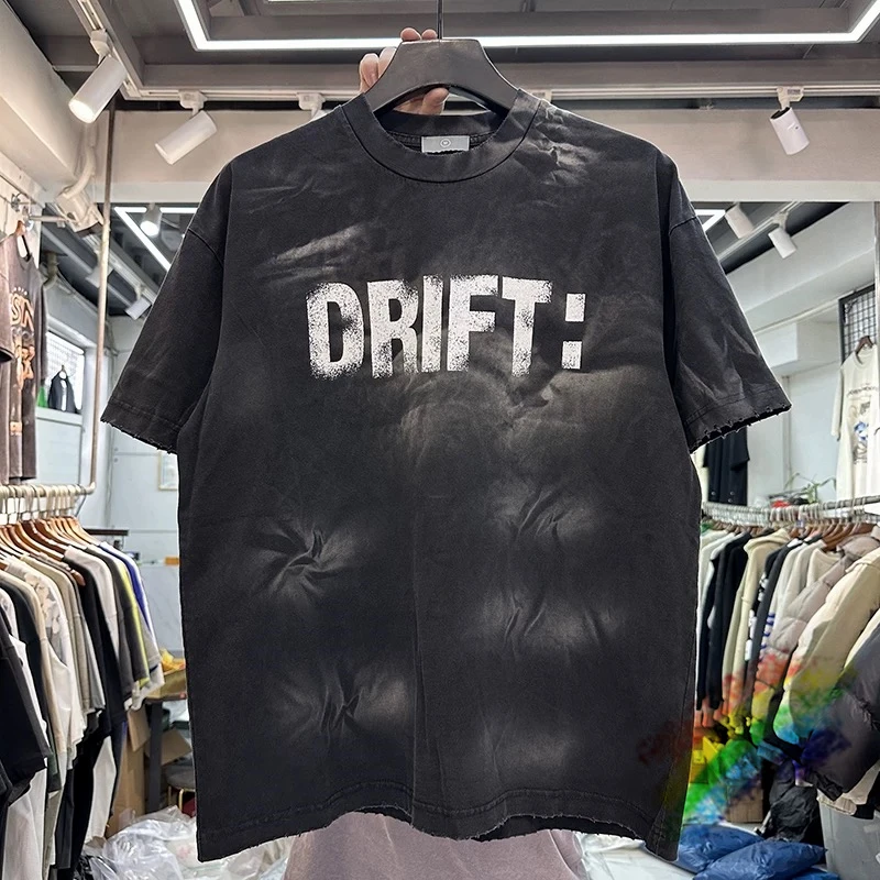 

2024ss Tie Dyed Washed FAR ARCHIVE T Shirt Men Women FAR.ARCHIVE Black Short Sleeve Tee Top T-Shirt