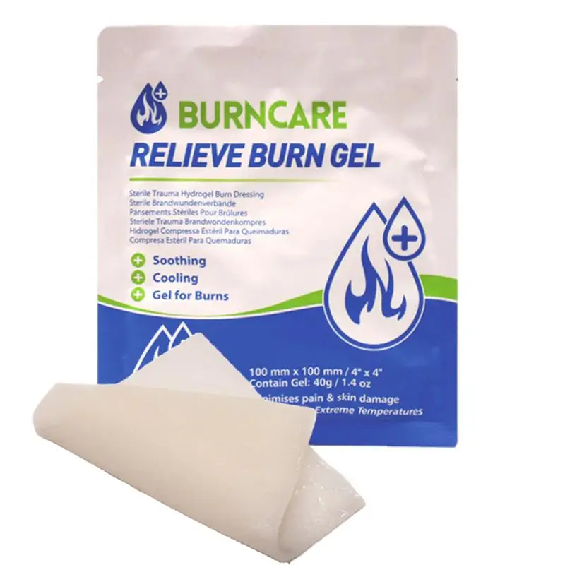 Wound bandage medical wound dressing 2/5/10 Pcs Burn Dressing Pad 3.5/40g Emergency Burn Care Relieve Gel Hydrogel Wound Dressing Water Gel Hydroge Bandage