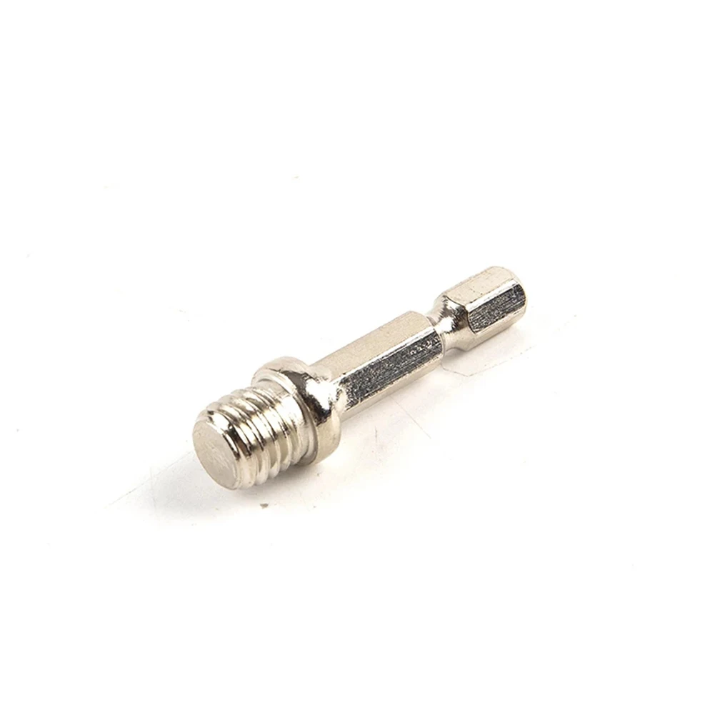 

1PC Drill Chuck Adapter 1/4\\\\\\\\\\\\\\\" Hexagon Connecting Rod Adapter Drill Chuck M10 Polishing Disc Connection