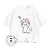 Cute Disney The AristoCats T-Shirts for Boys Girls Cheap Soft Summer Tops Classic Animation Cartoon Prints Kids Favorite Tops 2