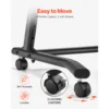SucceBuy Cycling Desk Mobile Foldable Multi-Functional Bike Trainer & Treadmill Desk w/ Lockable Wheel for Home Office Exercise