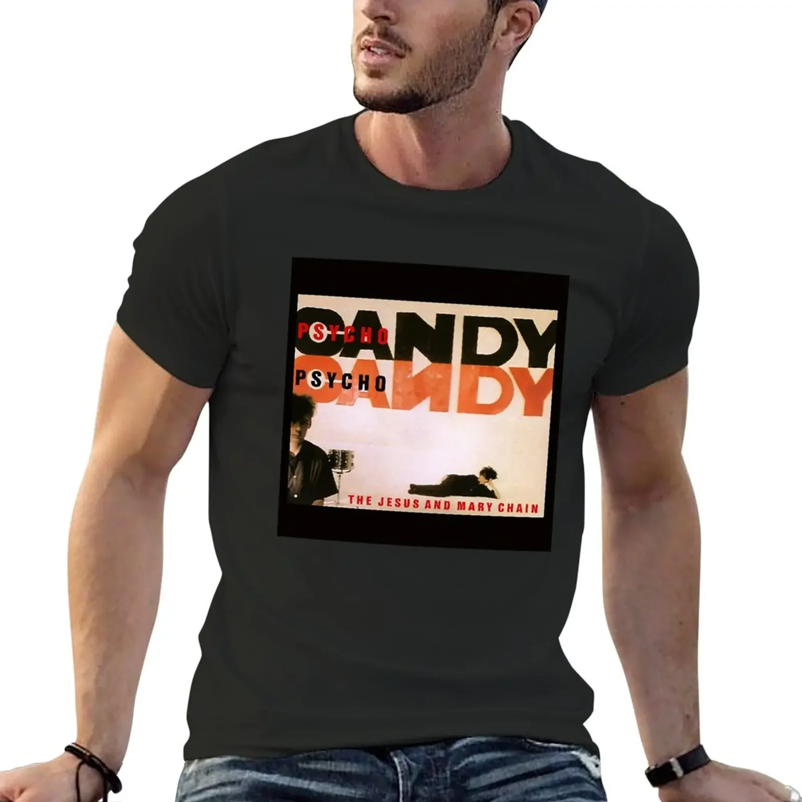 

Psychocandy Essential T-Shirt blacks boys animal print t shirts for men