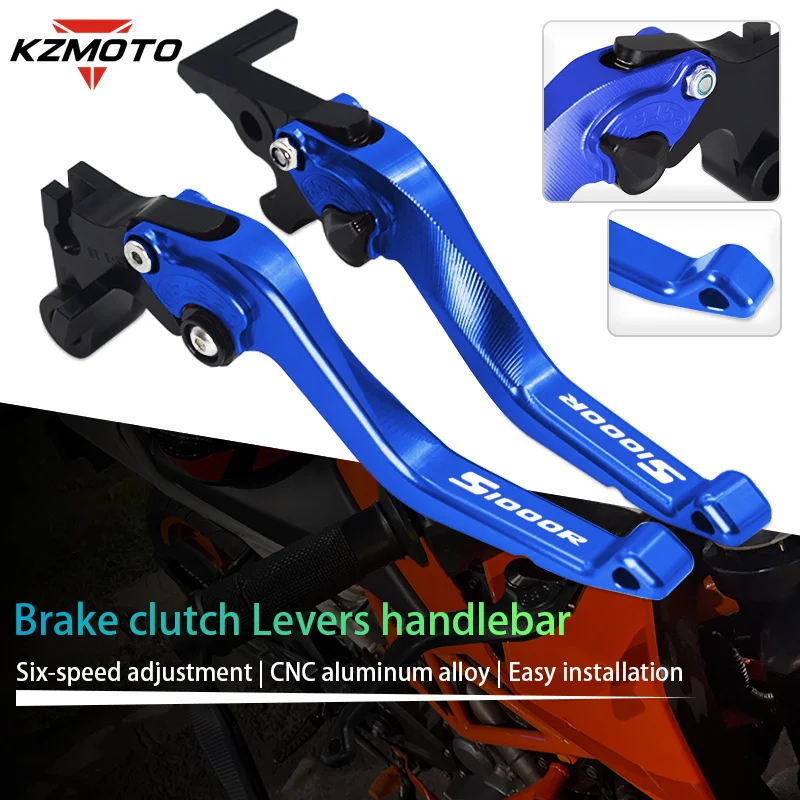 Motorcycle Accessories For BMW S1000R S1000 R 2014 CNC Adjustable Short Brake Clutch Levers Handle Grips s1000r