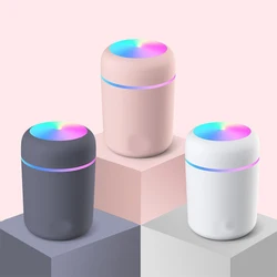 Car Air Freshener LED Air Humidifier Diffuser Air Humidifier Aromatherapy Aroma Fragrance Auto Interior perfume Accessories