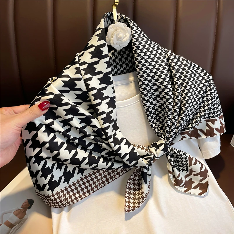 Twill Satin Square Scarf 2