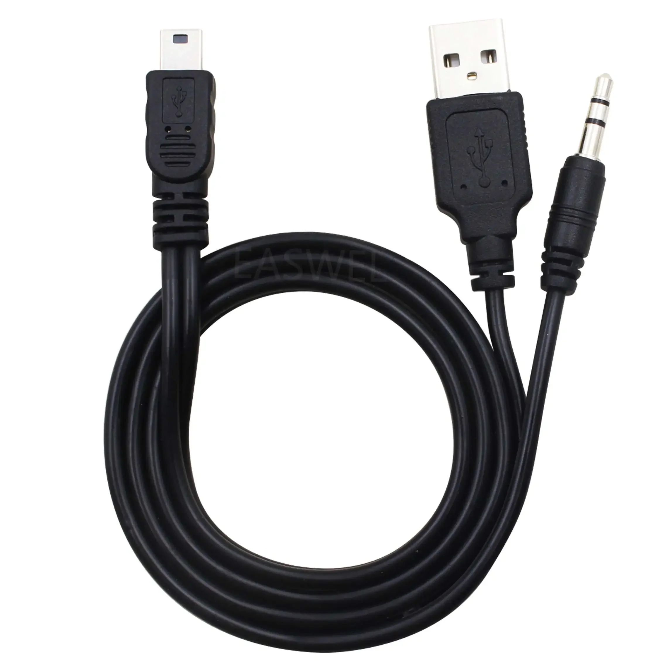 3.5mm and USB to Mini USB Speaker Cable Cord Charger for iHome IHM60 IHM61