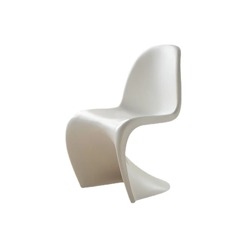 

ZL Simple Chair Modern Dining Chair S Chair Stackable Creative Leisure Pan Dong Chair