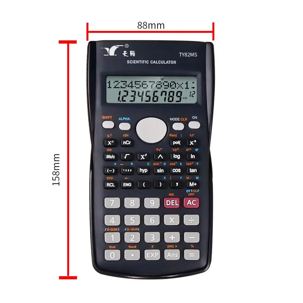 2 Lines LCD DisplayScientific Calculators Math Calculator with 240 Multi-Functional Calculator  Ideal for Teachers
