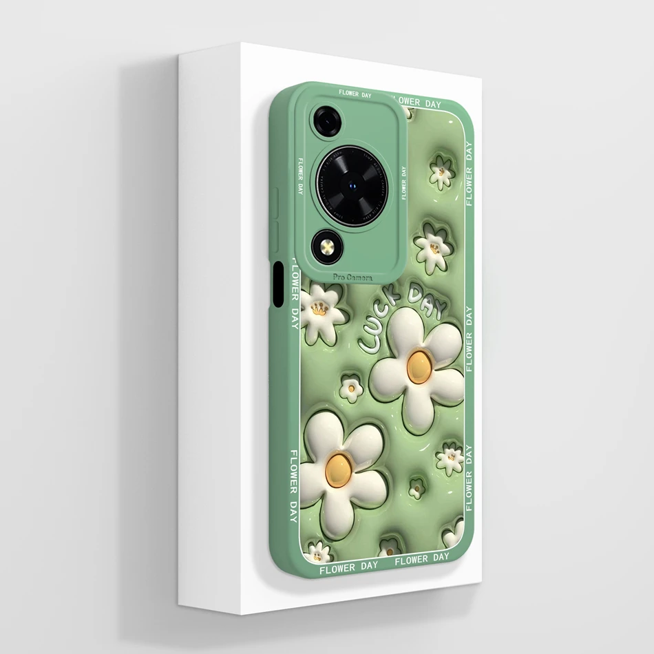Cute Design Phone Case with Camera Protector, Soft Liquid Silicone Protective Bumper