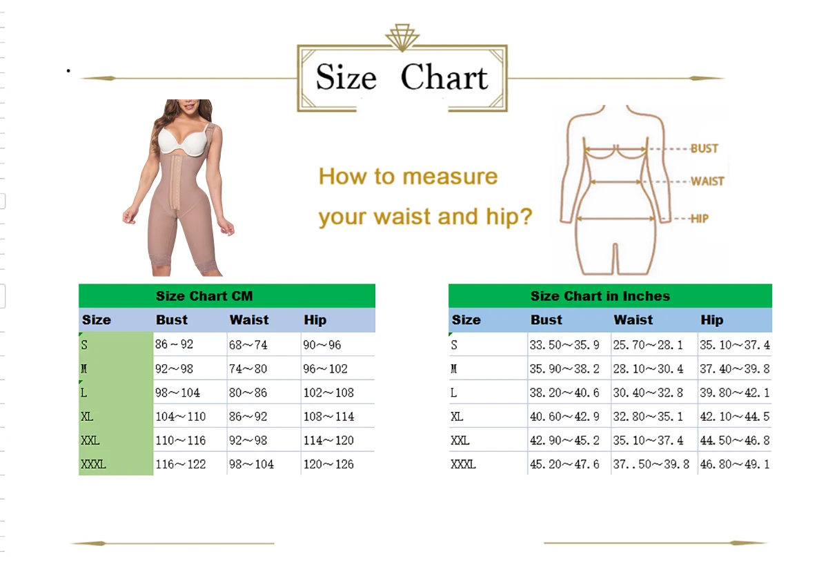 Fajas Bbl Bodysuits With 4 Hooks Crotch Zipper Adjustable Shoulder Strap Shapewear Post Surgery Women's Corset