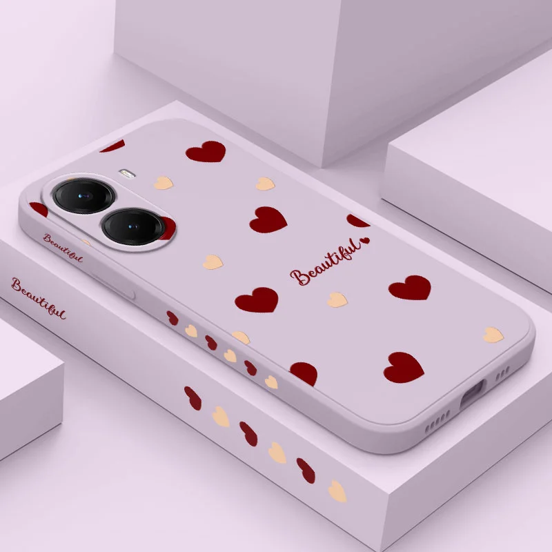 Red Heart Silicone Soft Phone Case